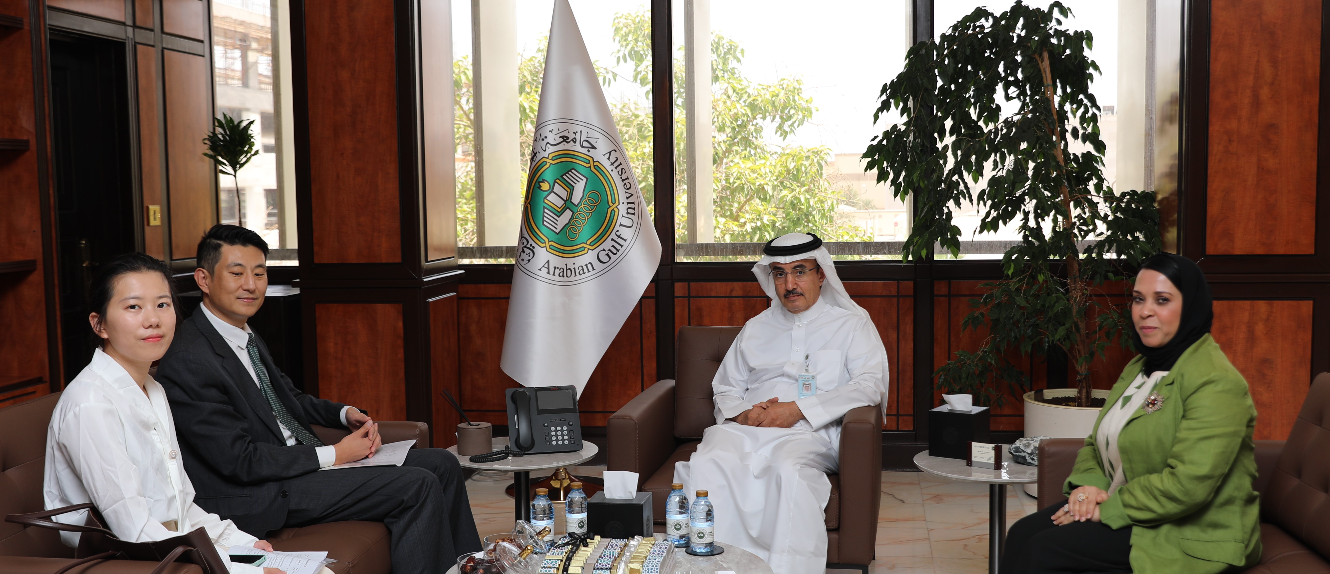 AGU President Discusses Enhanced Cooperation in Education and Medical Technologies with Chinese Deputy Ambassador