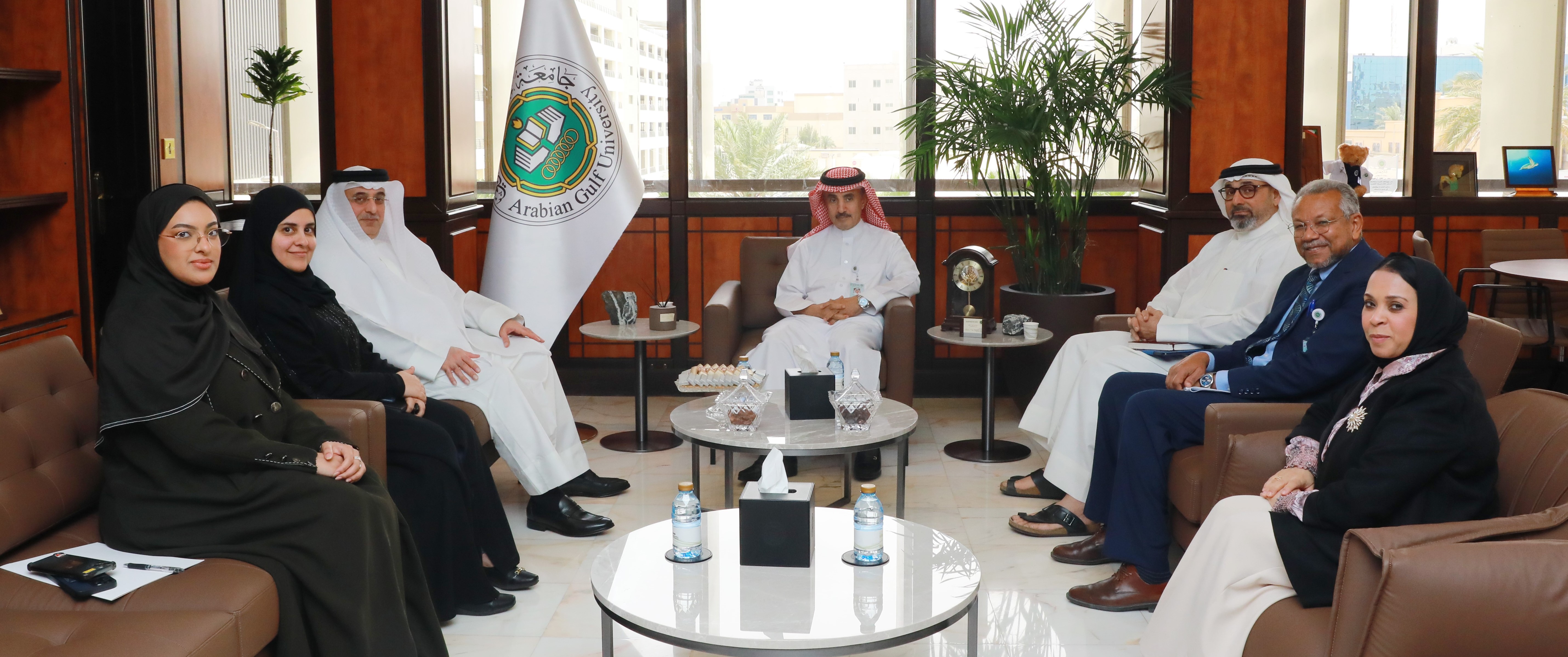 Arabian Gulf University Explores Strengthening Research Cooperation with the Bahrain Space Agency